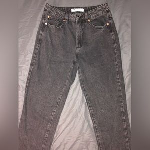 Garage black mom jeans